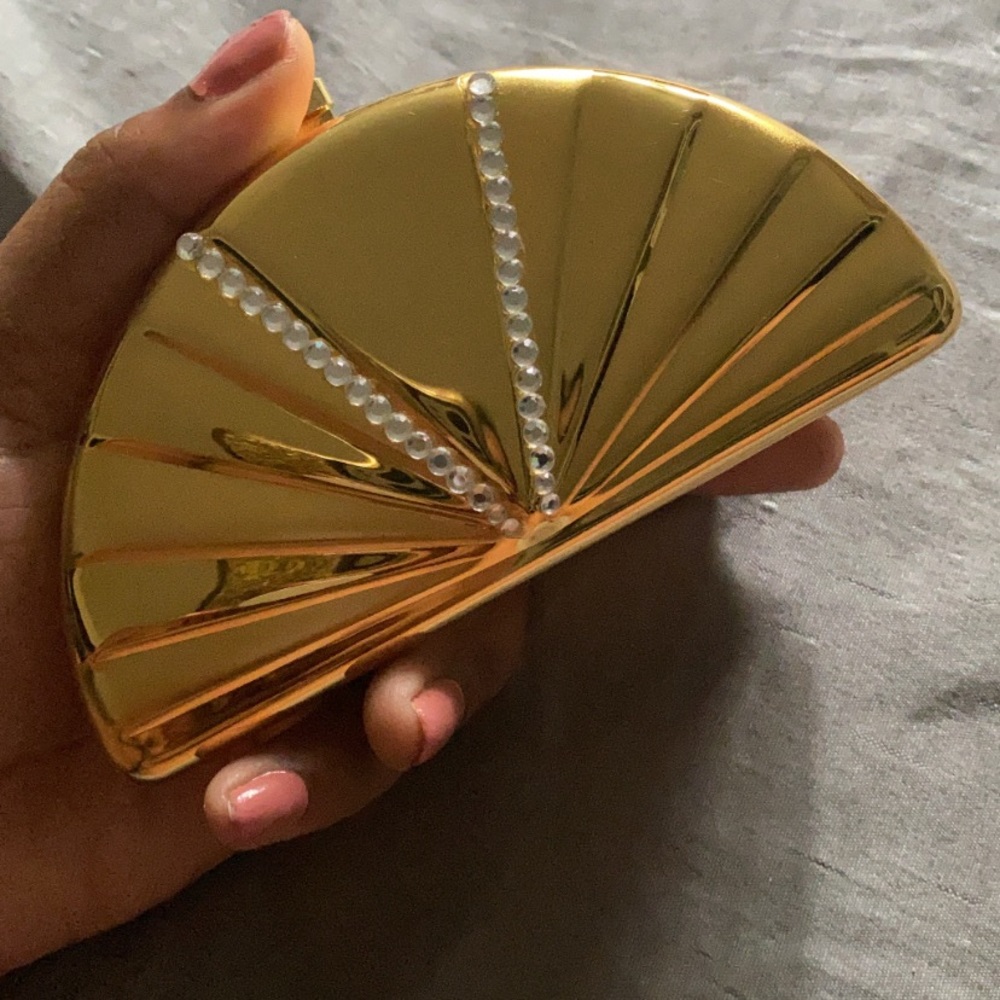 Mini -Gold Vintage rhinestone purse